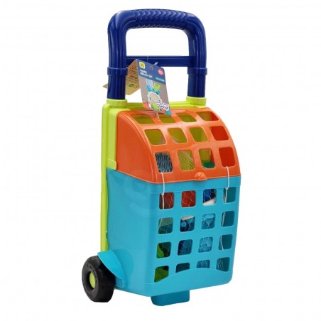 Liivakasti komplekt Käruga 9 osa