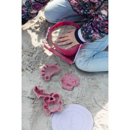 Scrunch liivavormid 4tk, kirsipunane