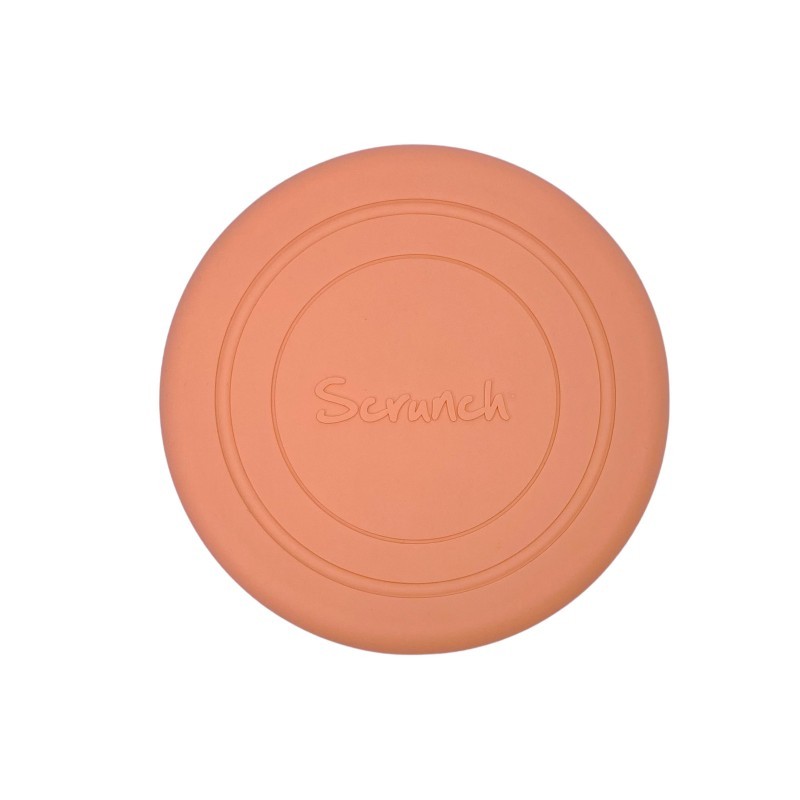 Scrunch lendav taldrik, korall