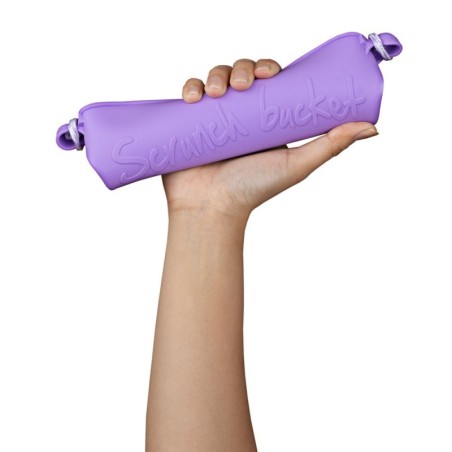 Scrunch ämber, pastell lilla