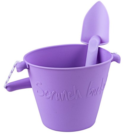 Scrunch ämber, pastell lilla