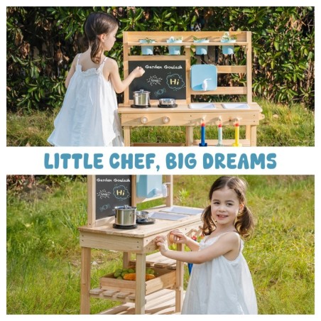 Laste mudaköök veekraaniga