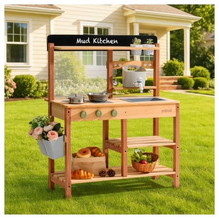 Puidust laste mudaköök, õueköök