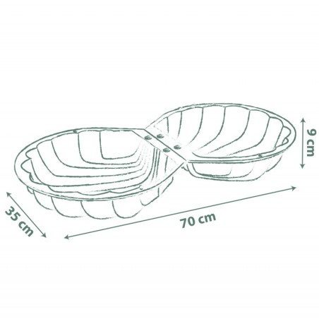 Smoby liivakast kaane ja aksessuaaridega