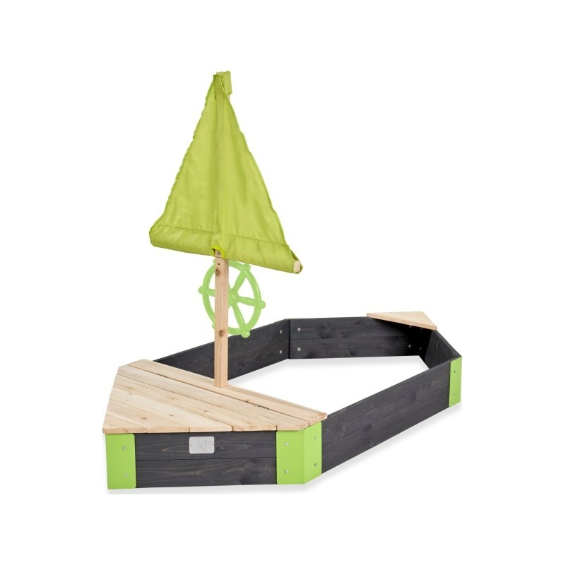 Puidust liivakast EXIT Aksent Laev 190 x 90 cm