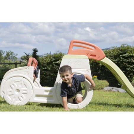 Smoby seiklusauto 3in1 liumäe ja liivakastiga