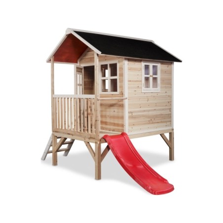 EXIT Loft 300 puidust mängumaja - naturaalne