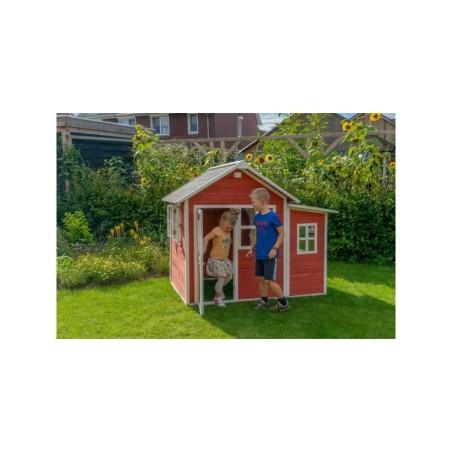 EXIT Loft 150 puidust mängumaja - punane