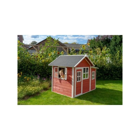 EXIT Loft 150 puidust mängumaja - punane