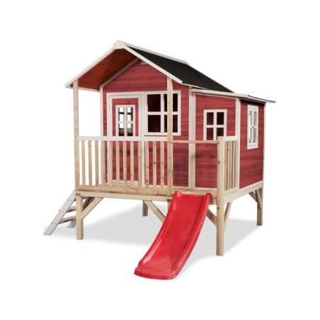EXIT Loft 350 puidust mängumaja - punane