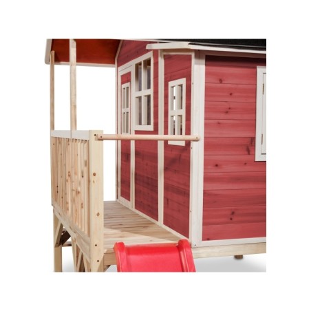 EXIT Loft 350 puidust mängumaja - punane