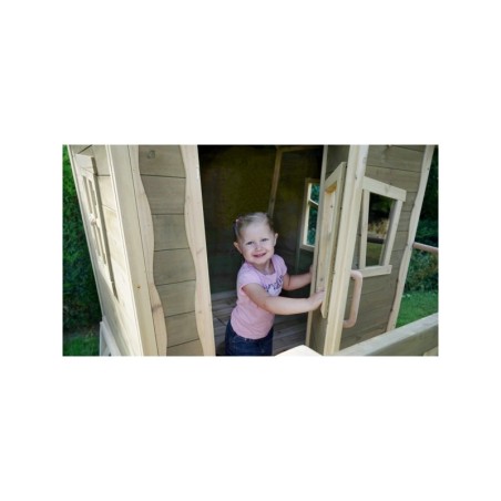 Puidust mängumaja EXIT Crooky 300 - Hall/beež