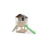 Puidust mängumaja koos terrassi, liivakasti ja liumäega Exit Loft 500 Natural