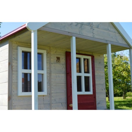 Mängumaja mänguväljak M8 (moodul mängumaja+platvorm+liumägi)