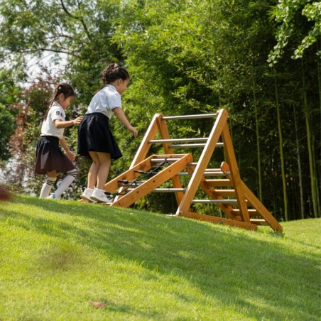 CLASSIC WORLD EDU puidust mänguväljak XL Montessori ronimisredeli komplekt