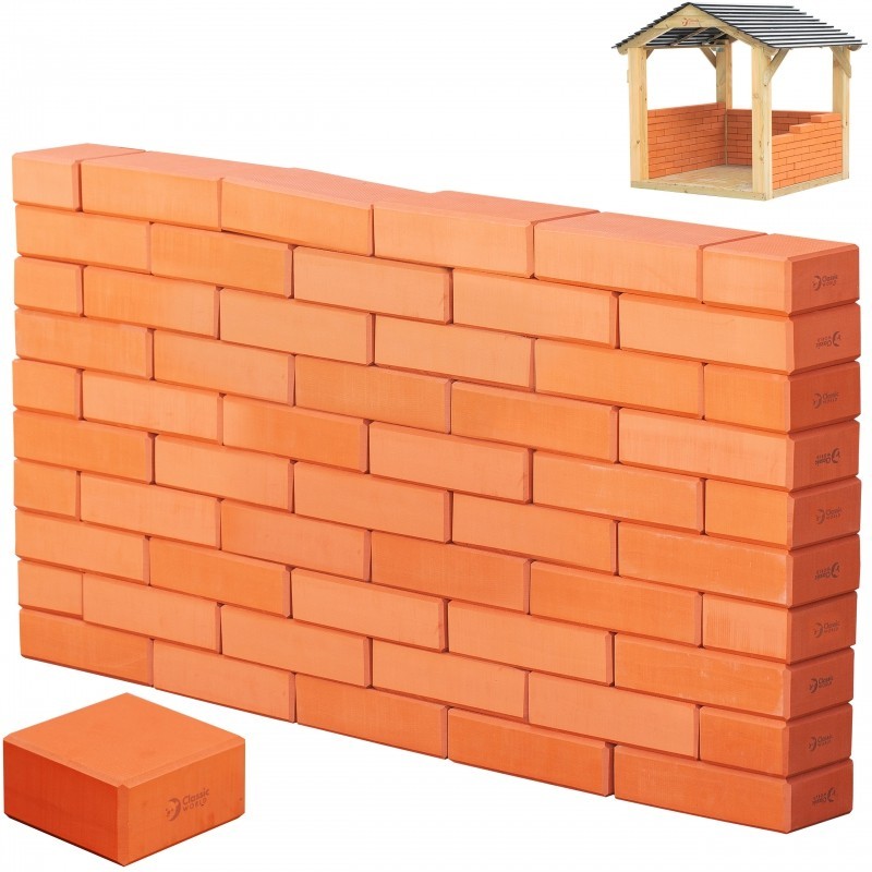 CLASSIC WORLD EDU Mega Ehitusplokid EVA Tellised Soft Ehituseks 55 tk.