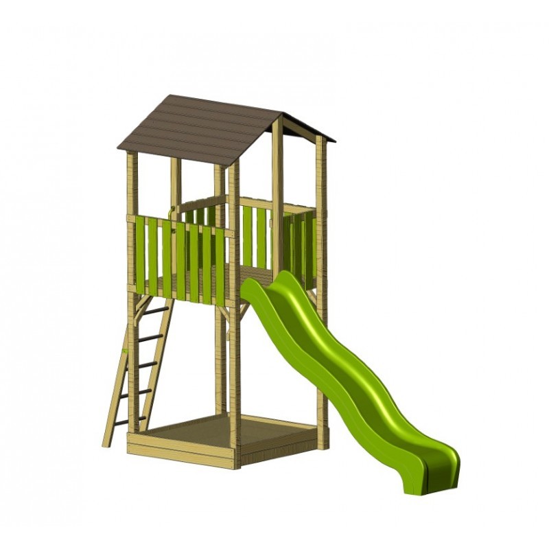 Klassikaline mänguväljak C1 liumäega 150 cm