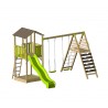 Klassikaline mänguväljak C11 liumäe- ja ronimismooduliga ja kahese kiigega