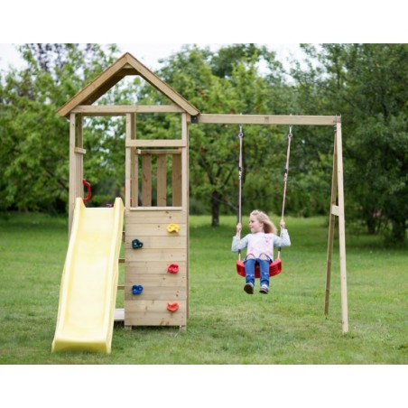 Mänguväljak Junior J7 (liumägi+ronimissein+kiik+piknikulaud)