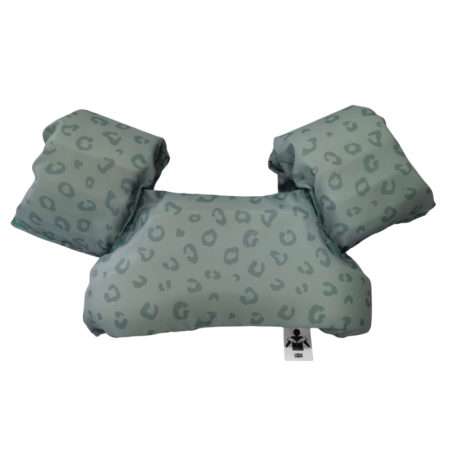 Ujumisvest lastele 2-6 aastat, Green Panther Print