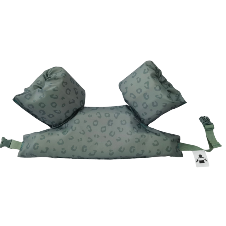 Ujumisvest lastele 2-6 aastat, Green Panther Print