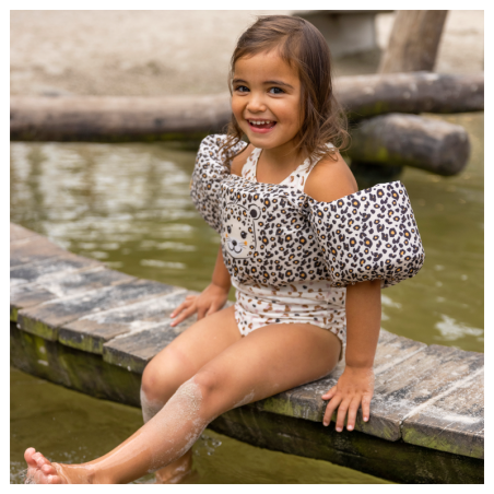 Ujumisvest lastele 2-6 aastat, Beige Panther