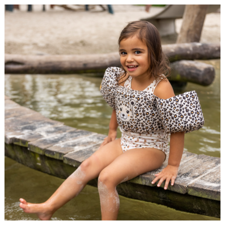 Ujumisvest lastele 2-6 aastat, Beige Panther