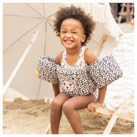 Ujumisvest lastele 2-6 aastat, Beige Panther