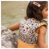 Ujumisvest / päästevest lastele 18-30 kg, Leopard Beige