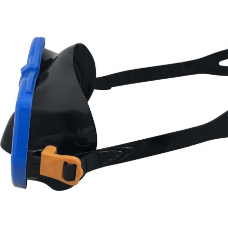 Sukeldumiskomplekti mask toru sinisega