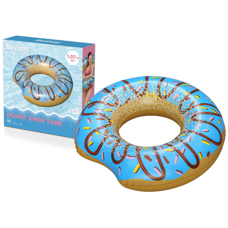 Ujumisrõngas Donut Blue 107 cm Bestway