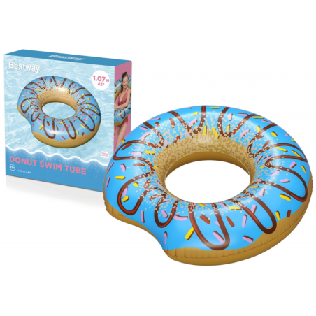 Ujumisrõngas Donut Blue 107 cm Bestway