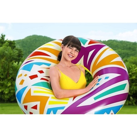 Täispuhutav värviline ring 107 cm Bestway