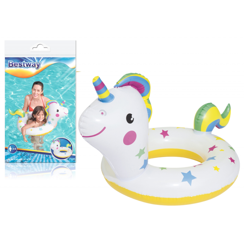 Ujumisrõngas Unicorn 79 x 58 cm Bestway