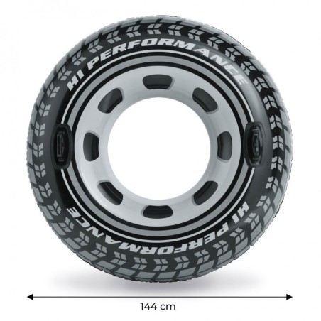 Ujumisrõngas, sangadega rehv, INTEX