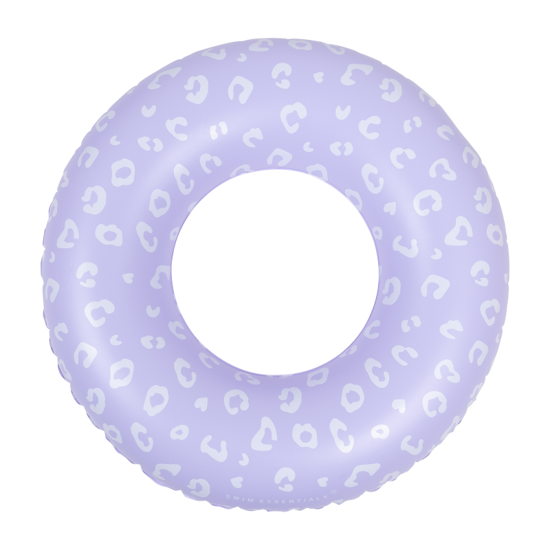 Täispuhutav ujumisrõngas Lilac Panther Print, Ø 90 cm