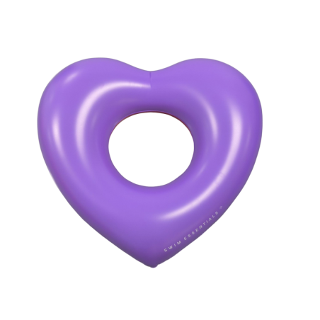 Ujumisrõngas süda lilla/punane Ø 55 cm
