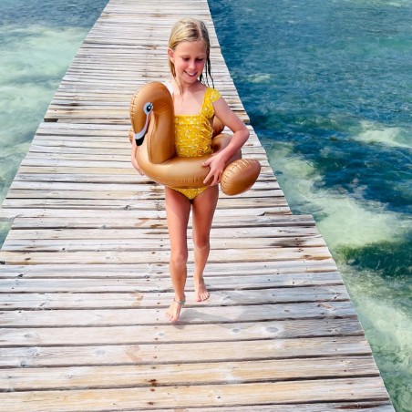 Ujumisrõngas Swan Gold 55 cm