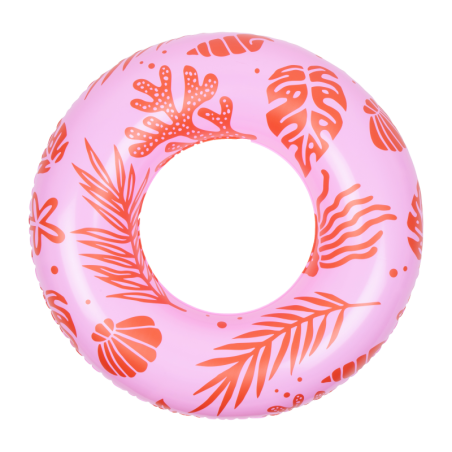 Täispuhutav ujumisrõngas Pink Red Ocean, 90 cm