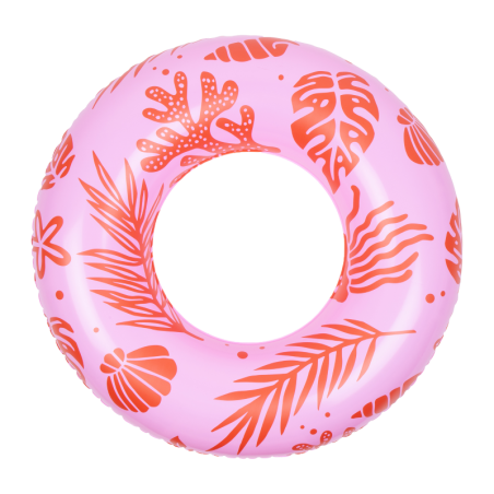 Täispuhutav ujumisrõngas Pink Red Ocean, 90 cm