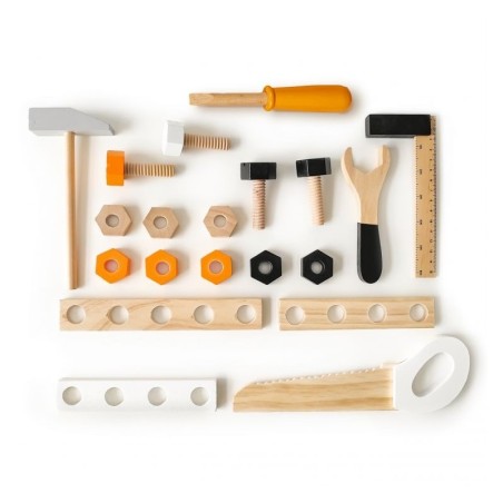 Puidust laste tööpink 38 osaga