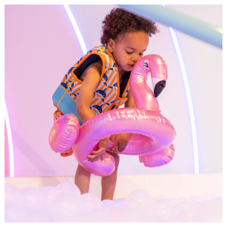 Ujumisrõngas Pink Flamingo 55 cm