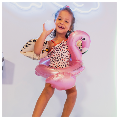 Ujumisrõngas Pink Flamingo 55 cm