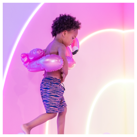 Ujumisrõngas Pink Flamingo 55 cm