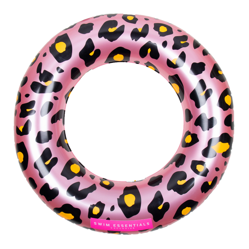 Täispuhutav ujumisrõngas Leopard Rose, 90 cm