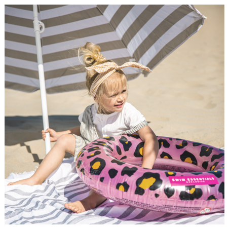 Täispuhutav ujumisrõngas Leopard Rose, 90 cm