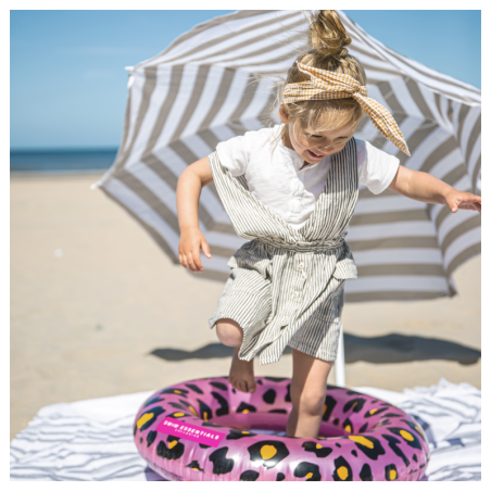 Täispuhutav ujumisrõngas Leopard Rose, 90 cm