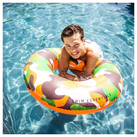 Täispuhutav ujumisrõngas Camouflage, 90 cm