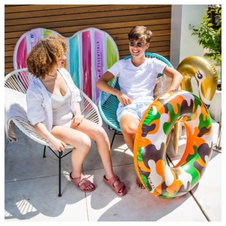 Täispuhutav ujumisrõngas Camouflage, 90 cm