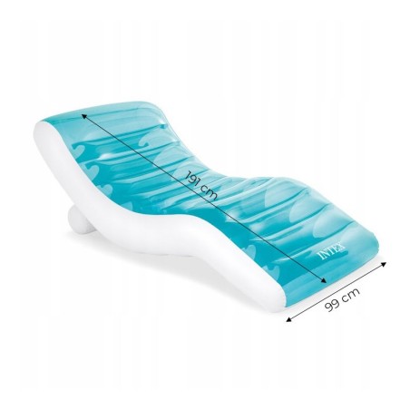 Täispuhutav madrats ujumiseks 191x99cm INTEX